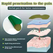 Herbal Knee Pain Relief Patch Heat Therapy For Joint And Muscle Comfort